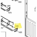 Liebherr tablette verre r&eacute;frig&eacute;rateur